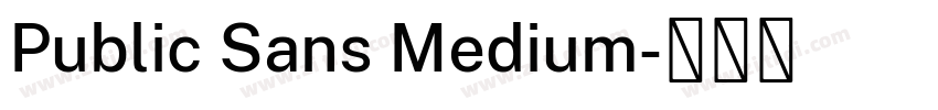 Public Sans Medium字体转换 Public Sans Medium字体转换